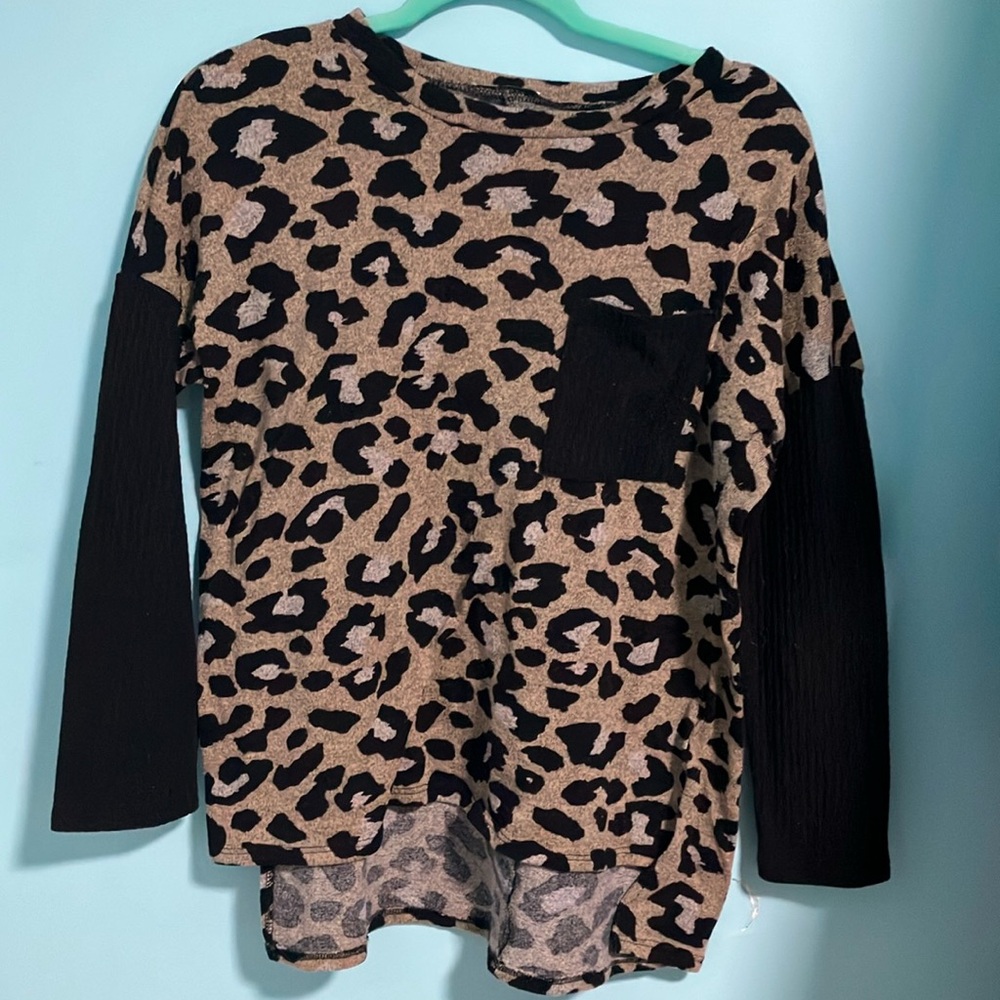 Cheetah Print blouse